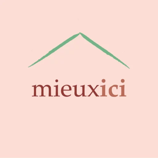 Logo Mieux-Ici - Laëtitia Morel professionnelle du rangement, tri désencombrement et charge mentale